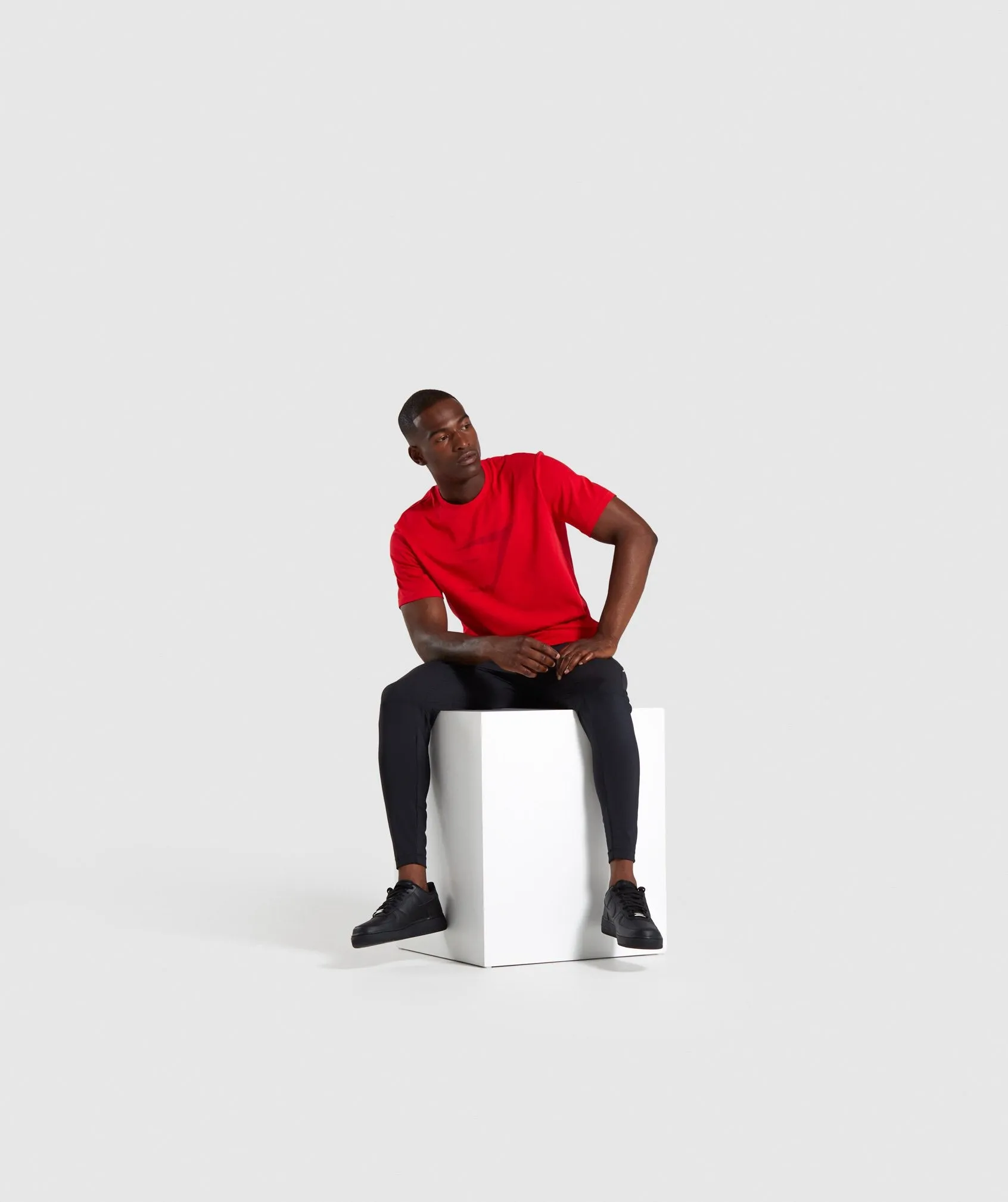 Gymshark Tonal T-Shirt - Red