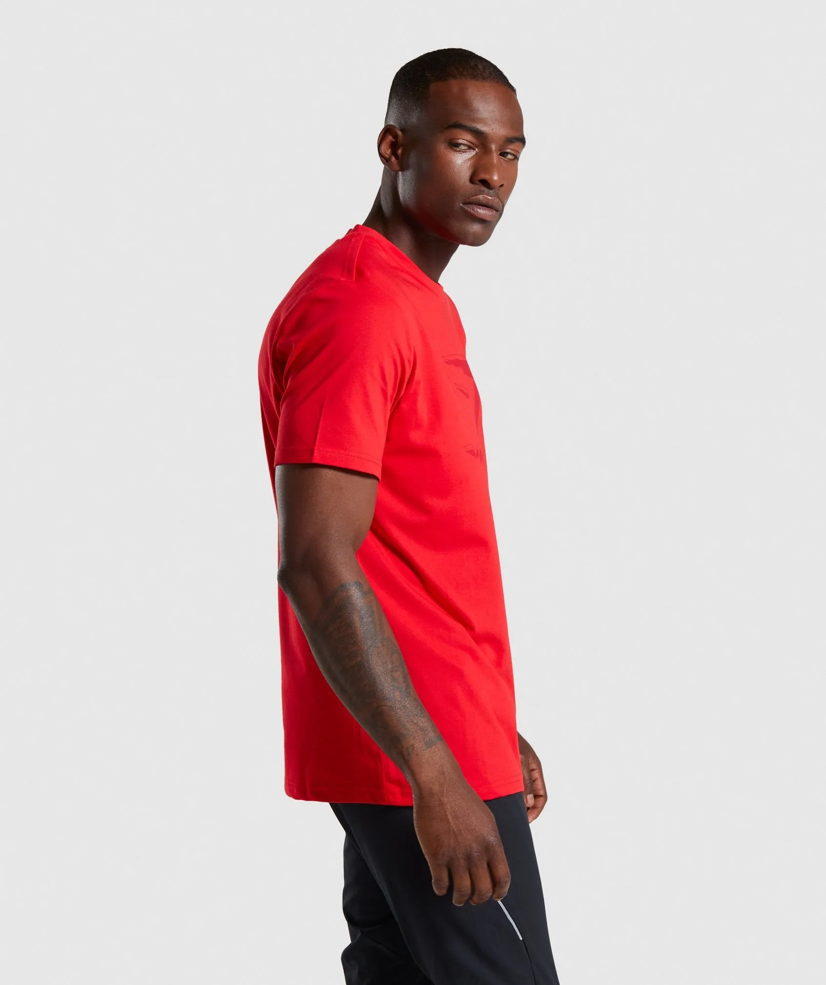 Gymshark Tonal T-Shirt - Red