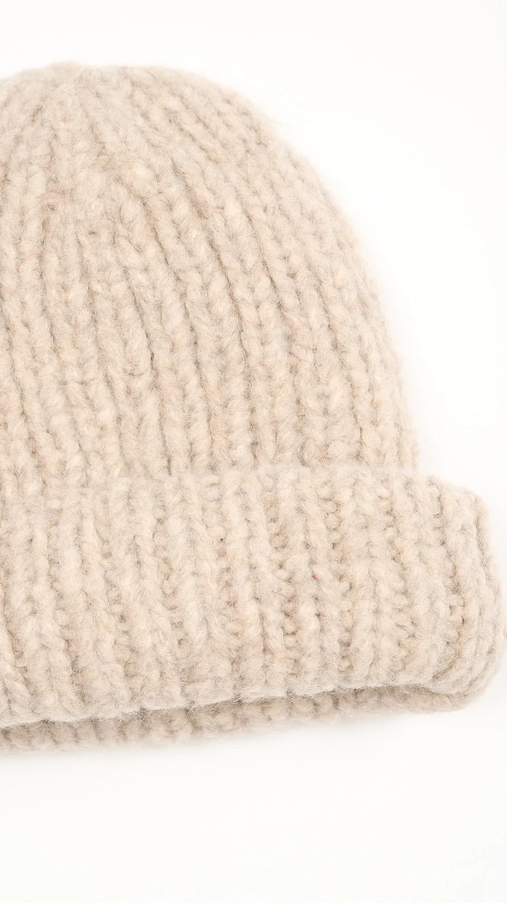 Handknit Big Hat in Dust