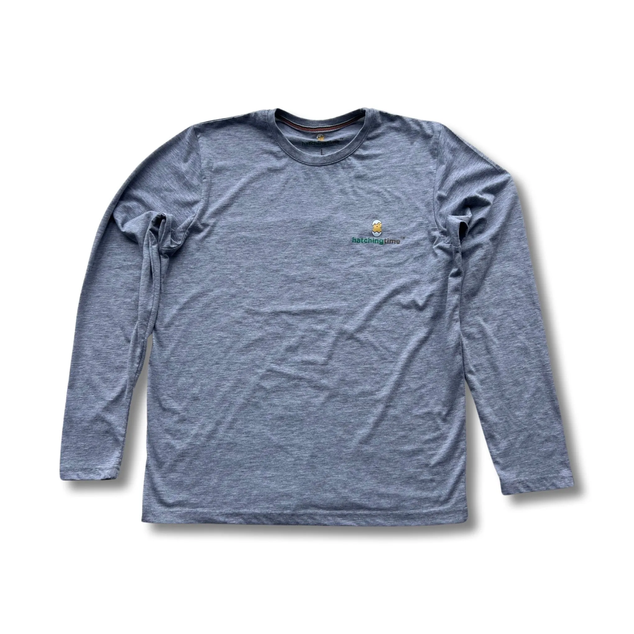 Hatching Time Unisex Long Sleeve Shirt (Gray)