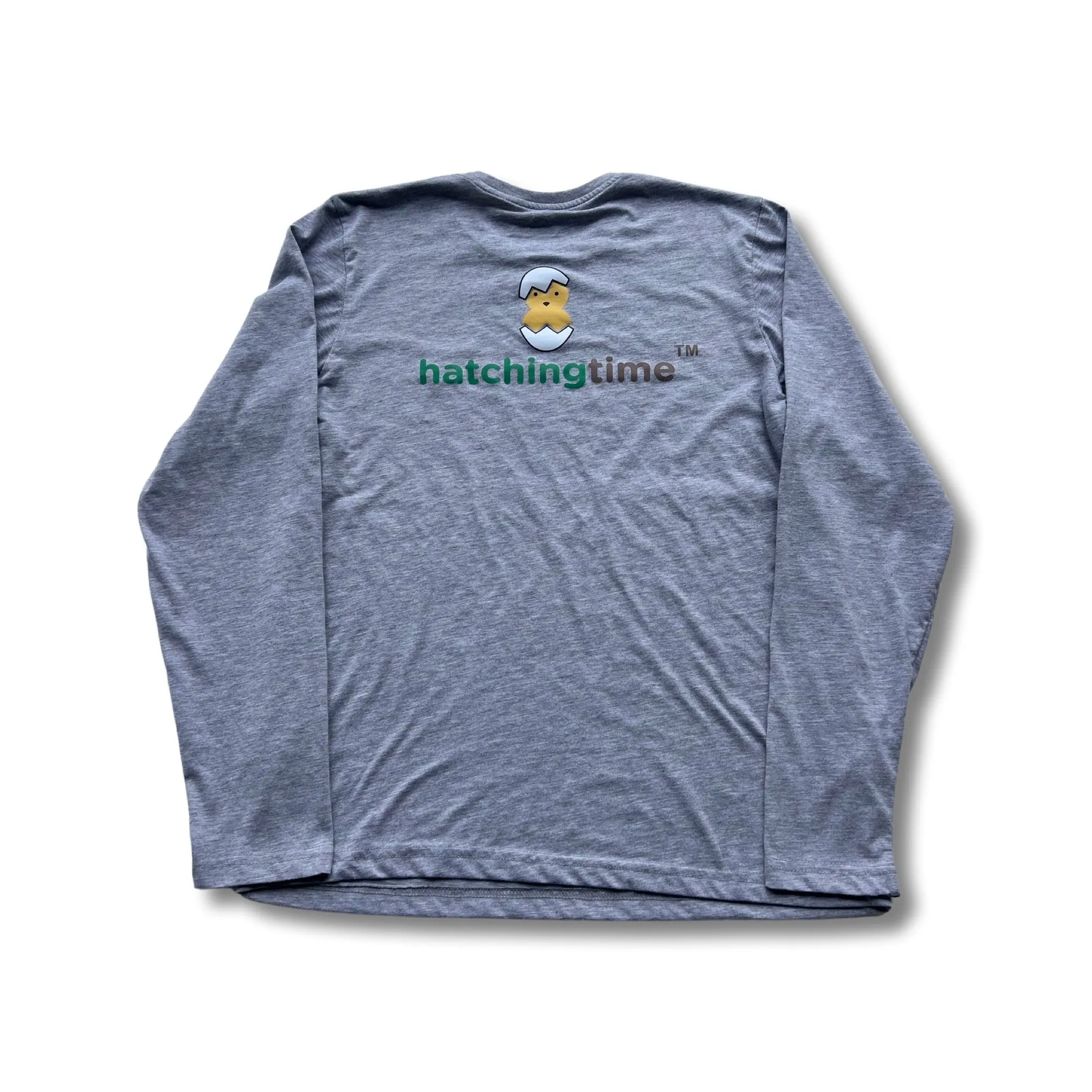 Hatching Time Unisex Long Sleeve Shirt (Gray)