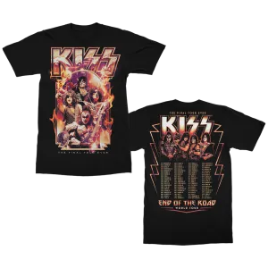 Heaven's On Fire Tour Date T-Shirt