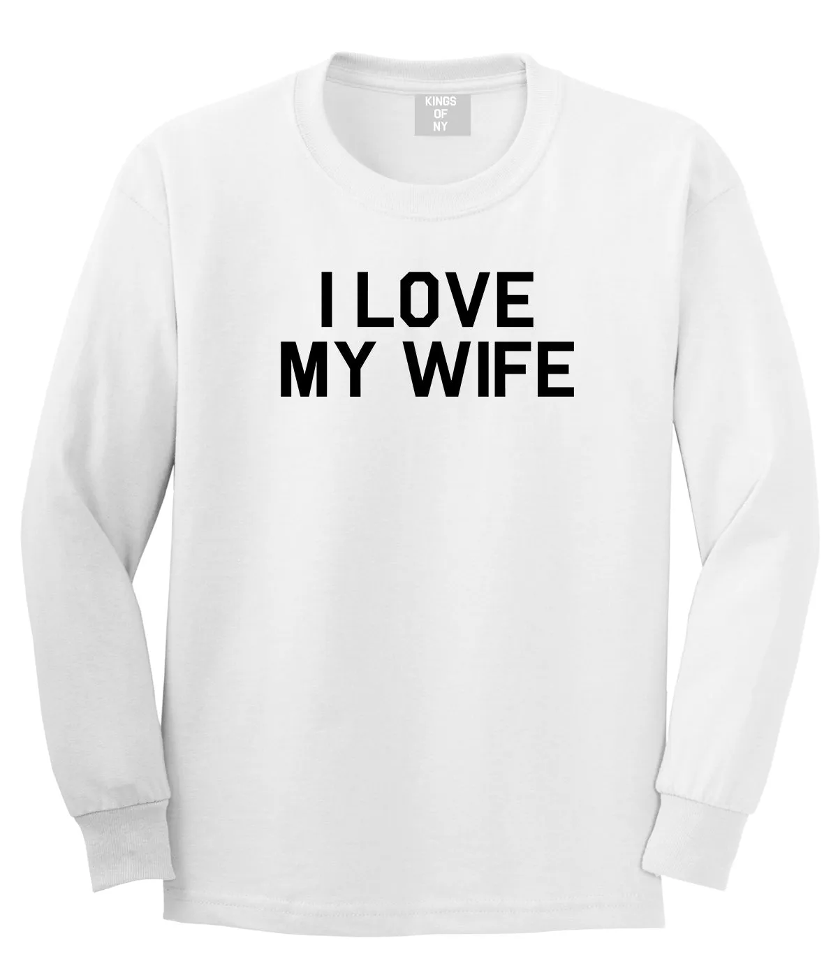 I Love My Wife Gift Mens Long Sleeve T-Shirt