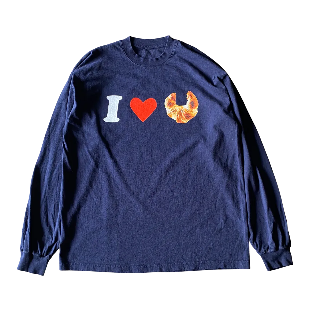 I Love U Croissant L/S