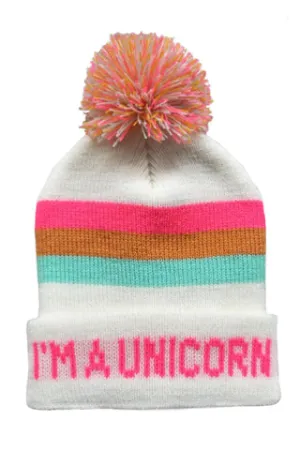 I'm a Unicorn Pom Pom Beanie