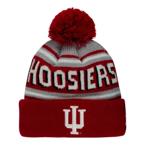 Indiana Hoosiers Crimson and Grey Knit Hat