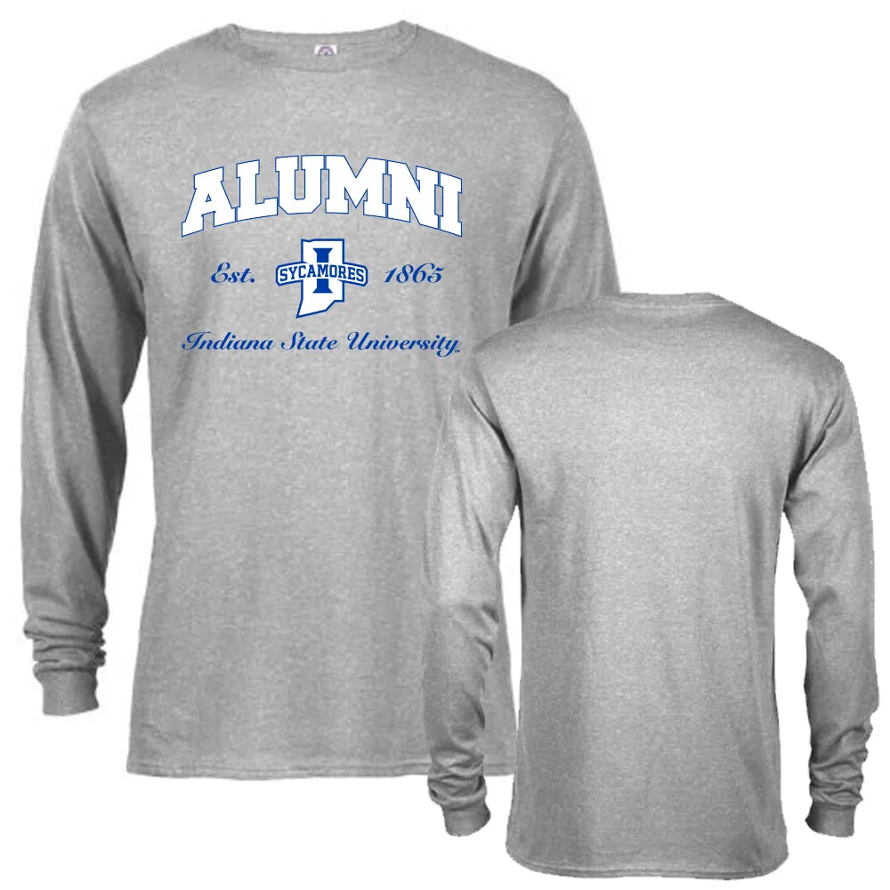 Indiana State University Indiana State Sycamores Alumni Logo Long Sleeve T-Shirt