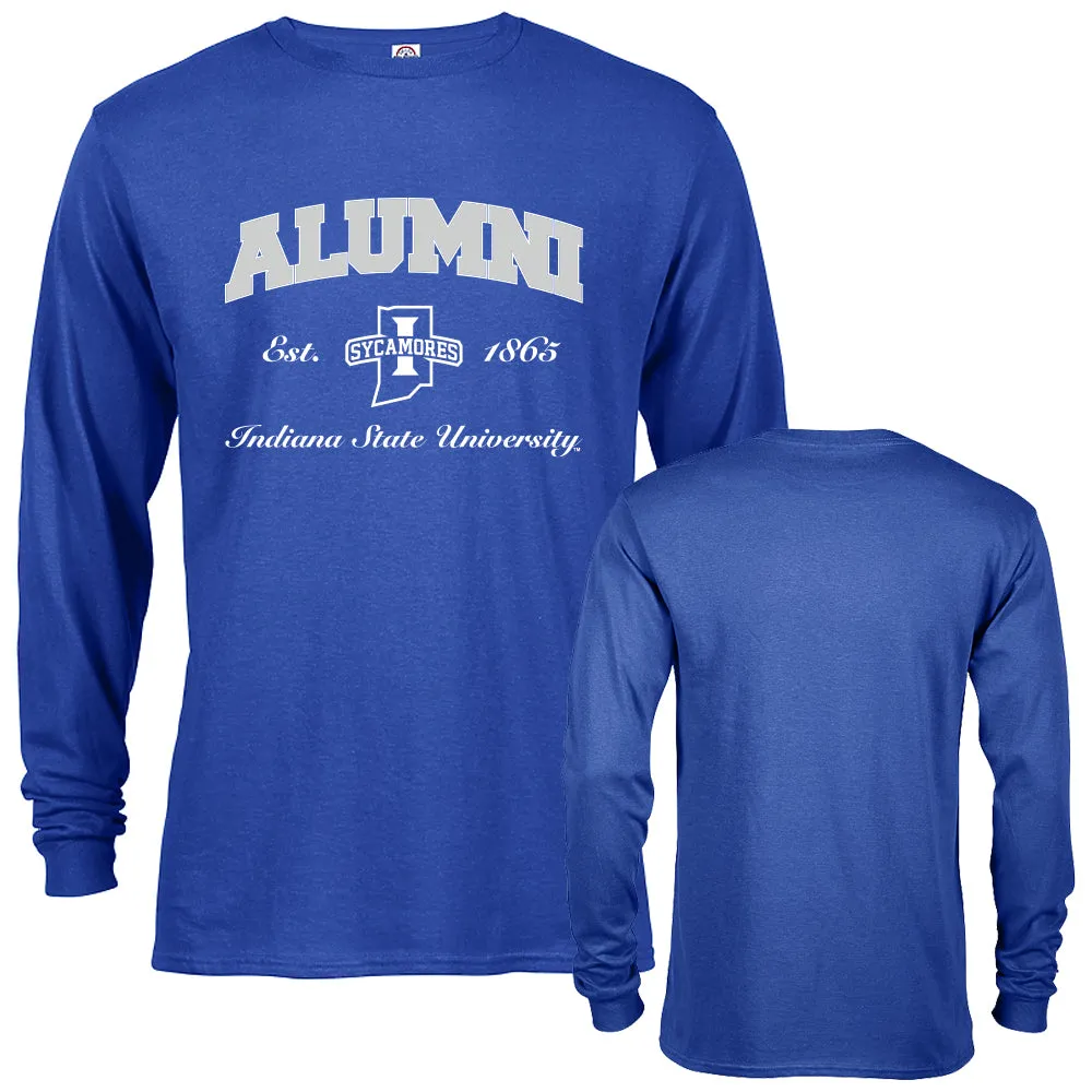 Indiana State University Indiana State Sycamores Alumni Logo Long Sleeve T-Shirt