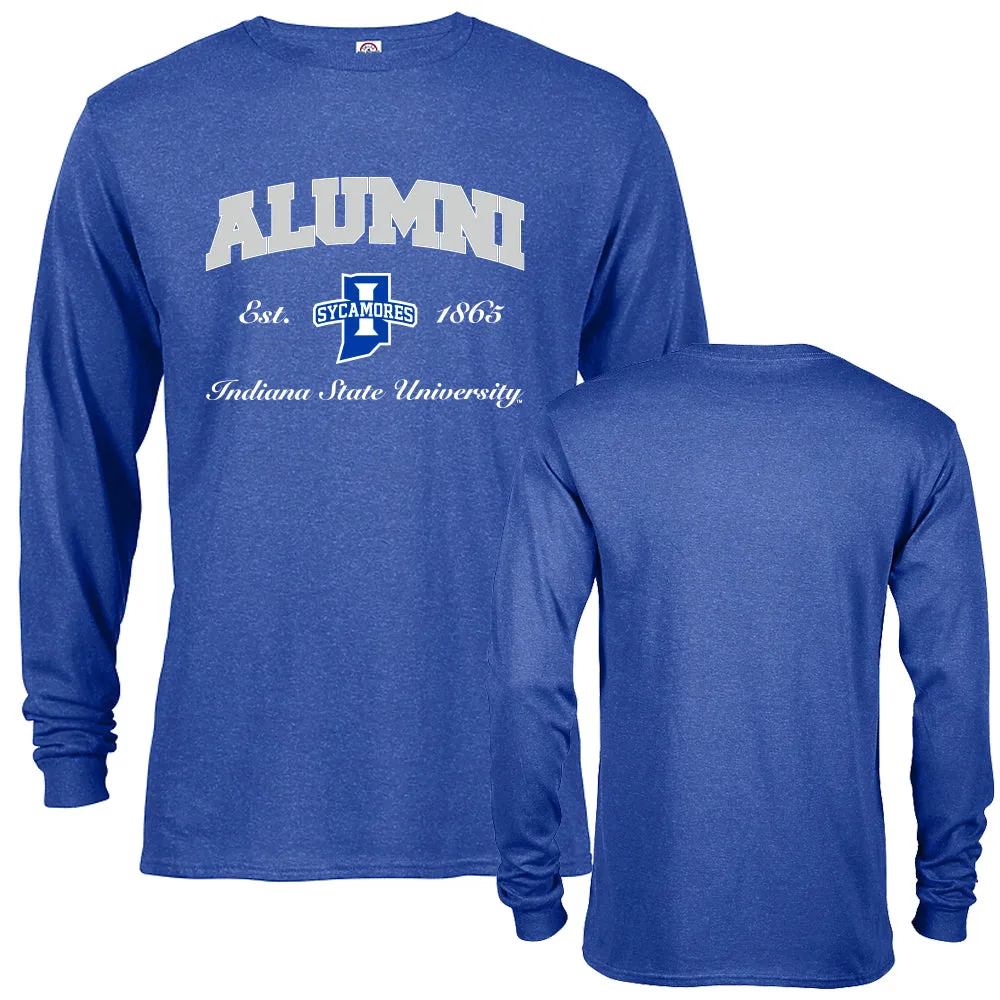 Indiana State University Indiana State Sycamores Alumni Logo Long Sleeve T-Shirt