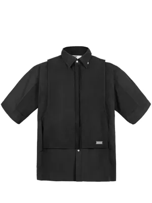 Intervein Layered Short-Sleeve Shirt