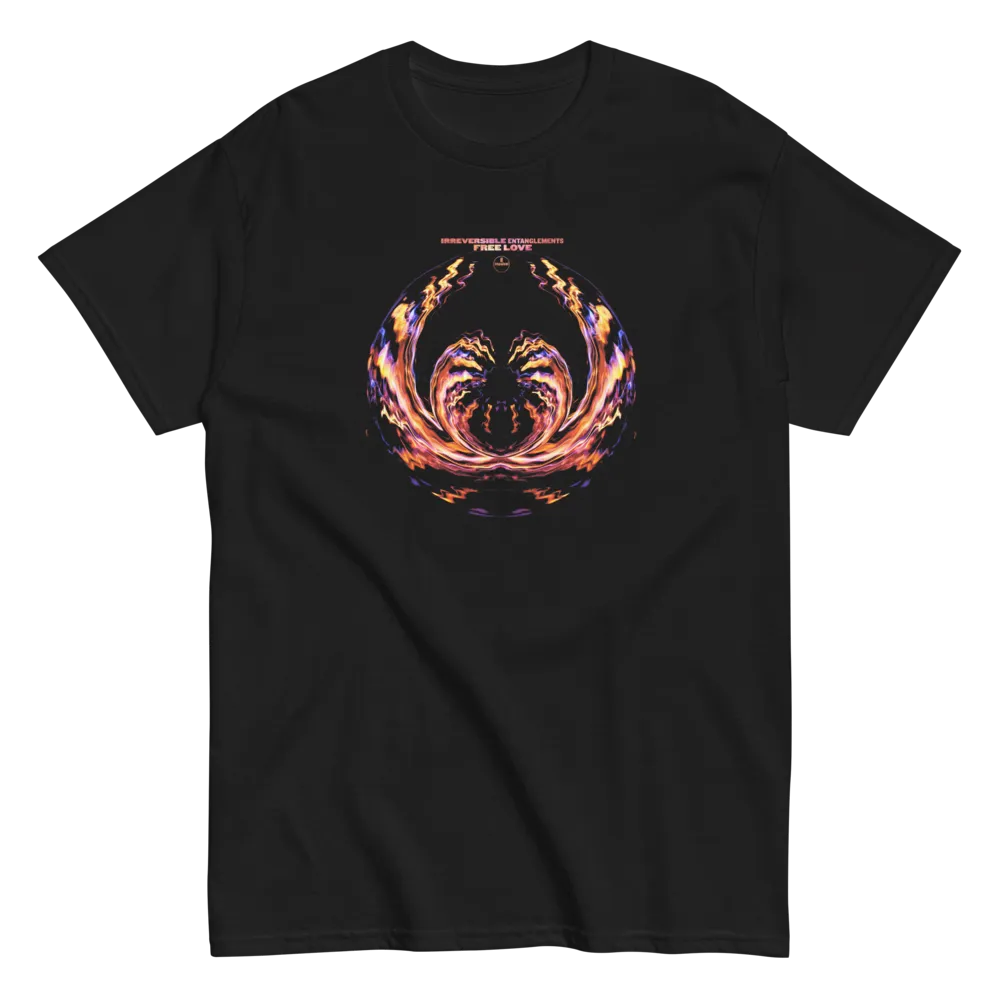 Irreversible Entanglements Free Love Heart T-Shirt