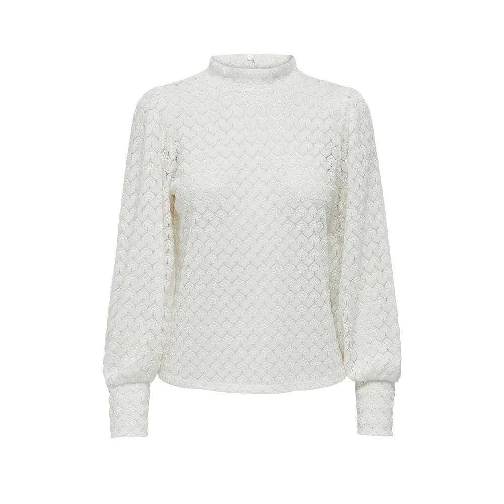 Jacqueline De Yong Beige Polyester Tops & T-Shirt