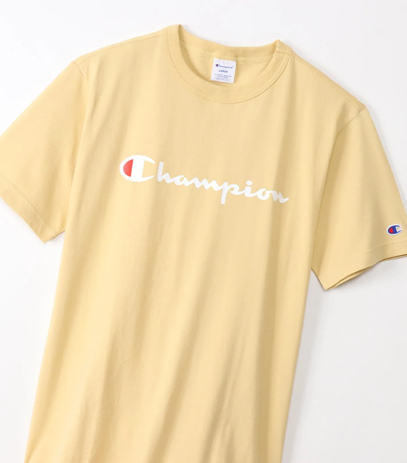 Japan Line Short Sleeve T-shirt Light Yellow