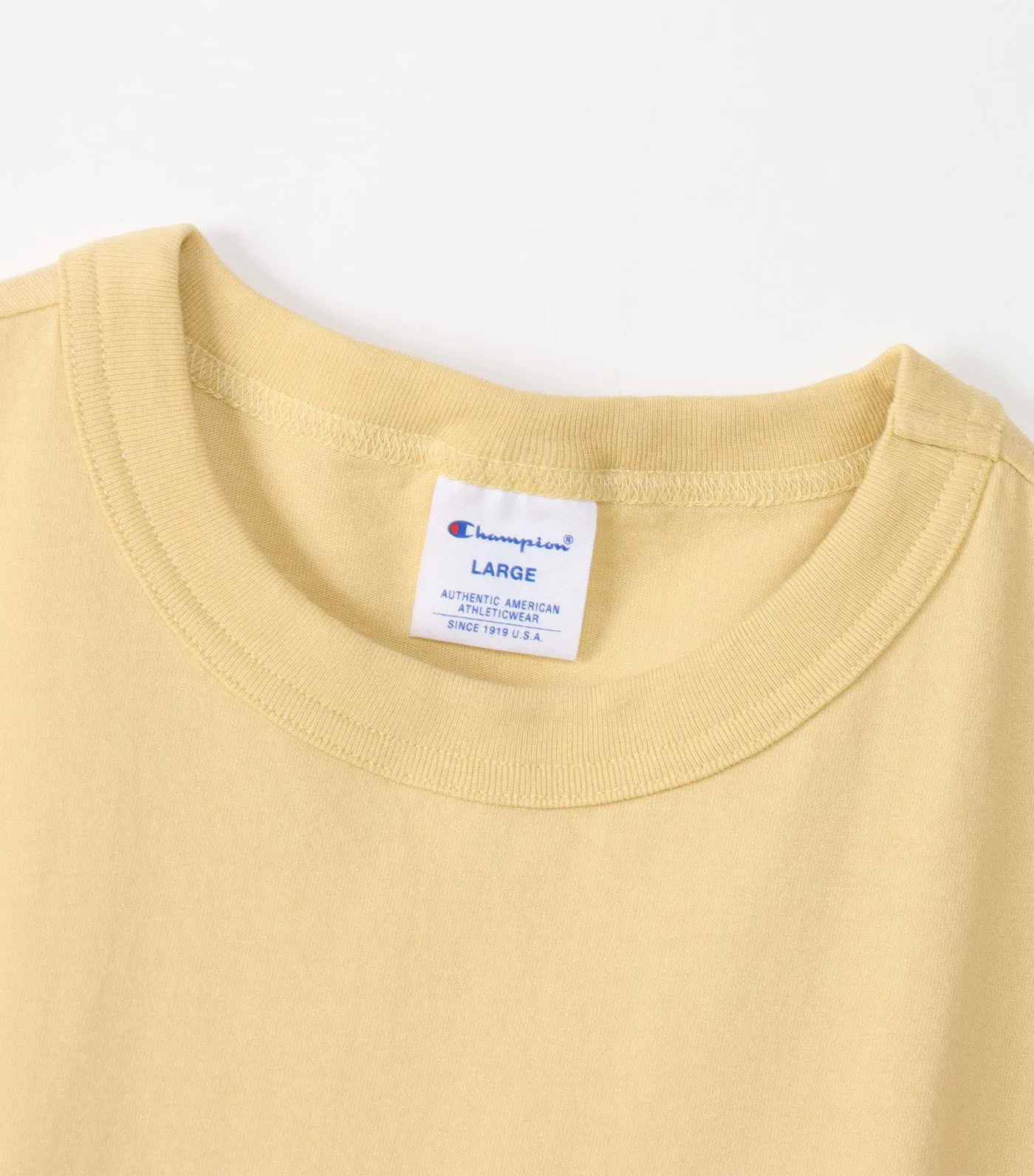 Japan Line Short Sleeve T-shirt Light Yellow