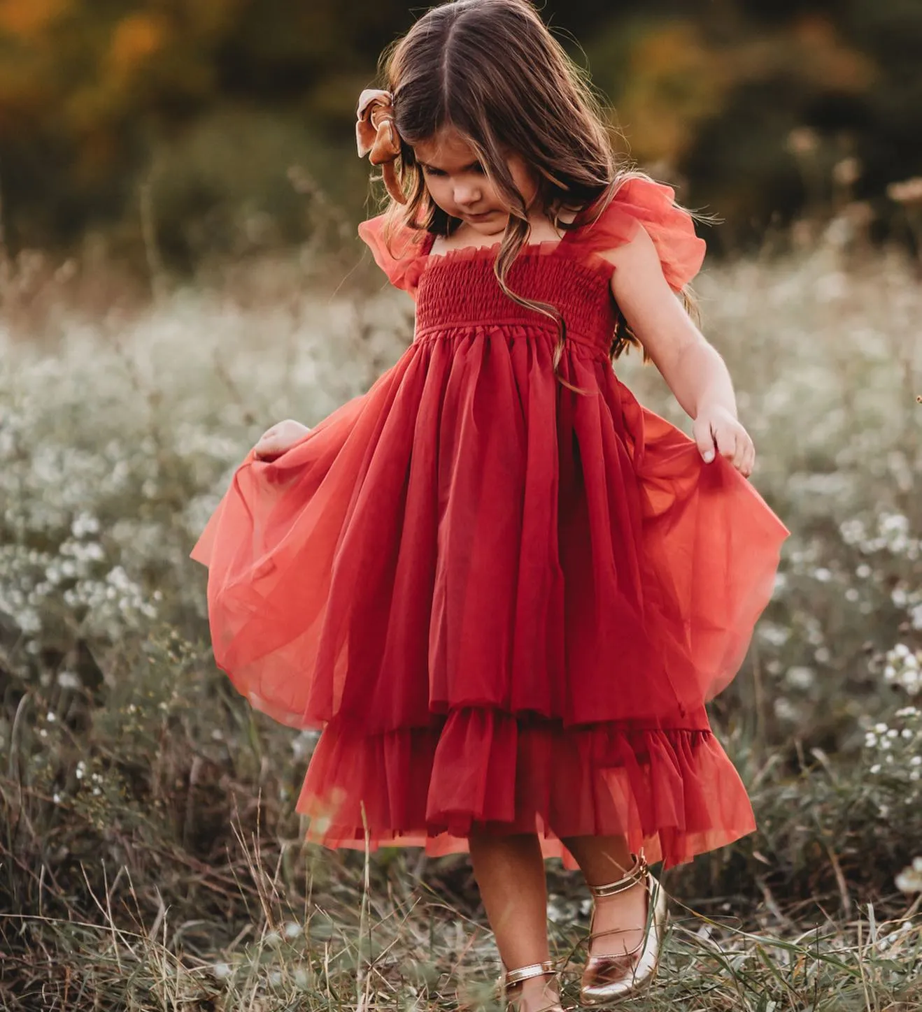 Juliet Dress (venetian red tulle)