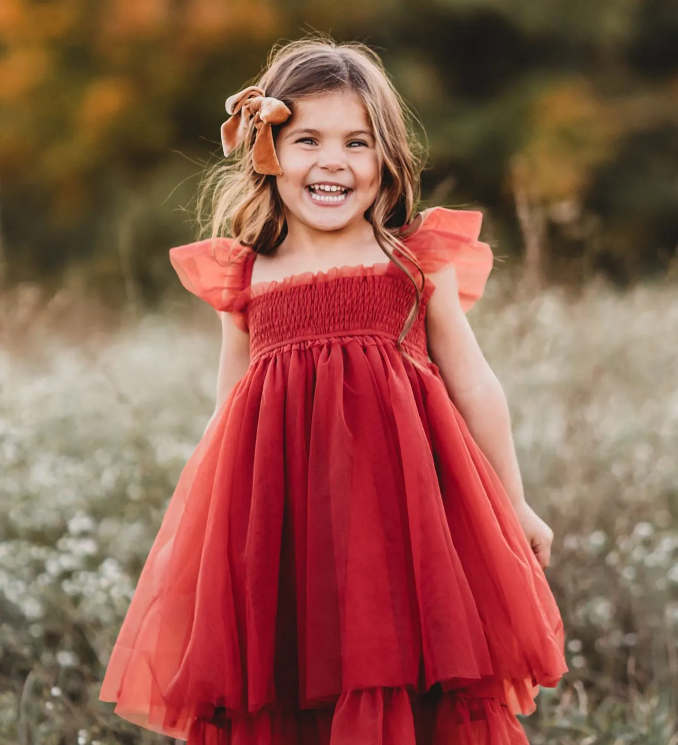 Juliet Dress (venetian red tulle)