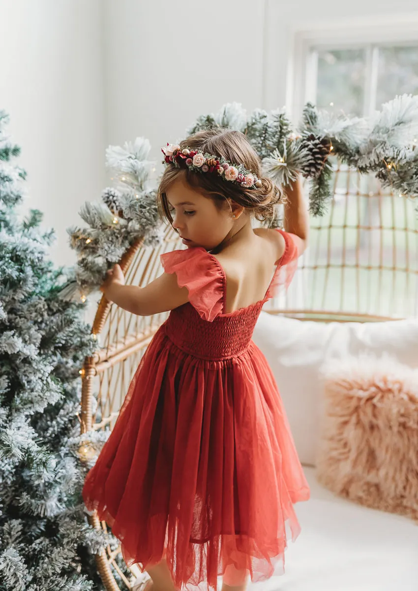 Juliet Dress (venetian red tulle)