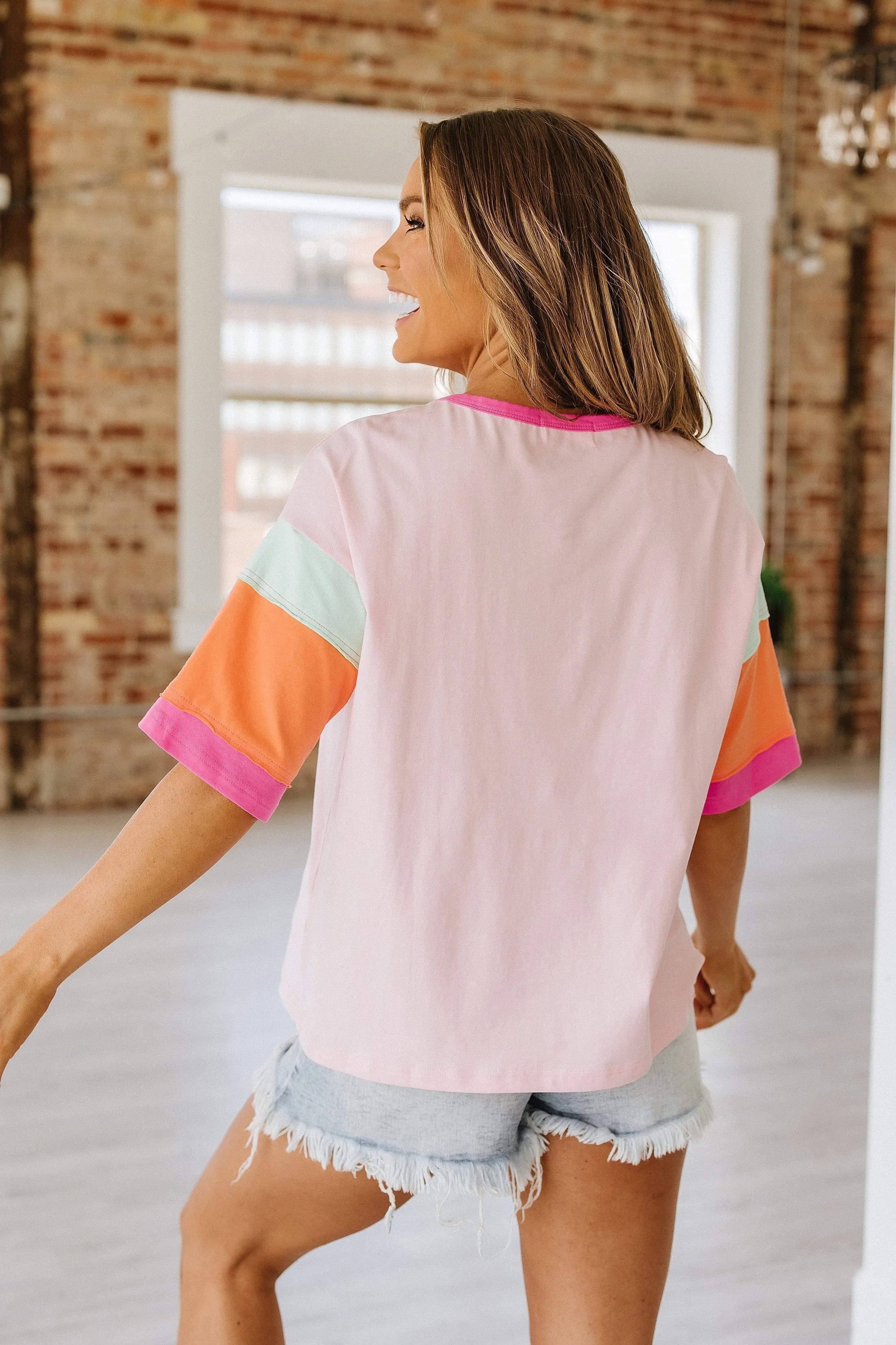 Kamile Color Block Tunic | DROPSHIP