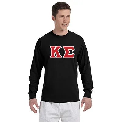 Kappa Sigma Champion Long-Sleeve Tee - Champion CC8C - TWILL