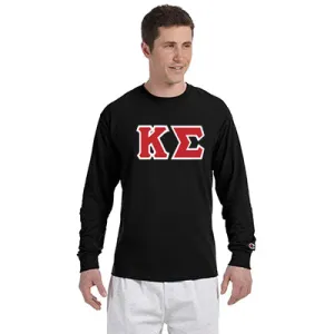 Kappa Sigma Champion Long-Sleeve Tee - Champion CC8C - TWILL