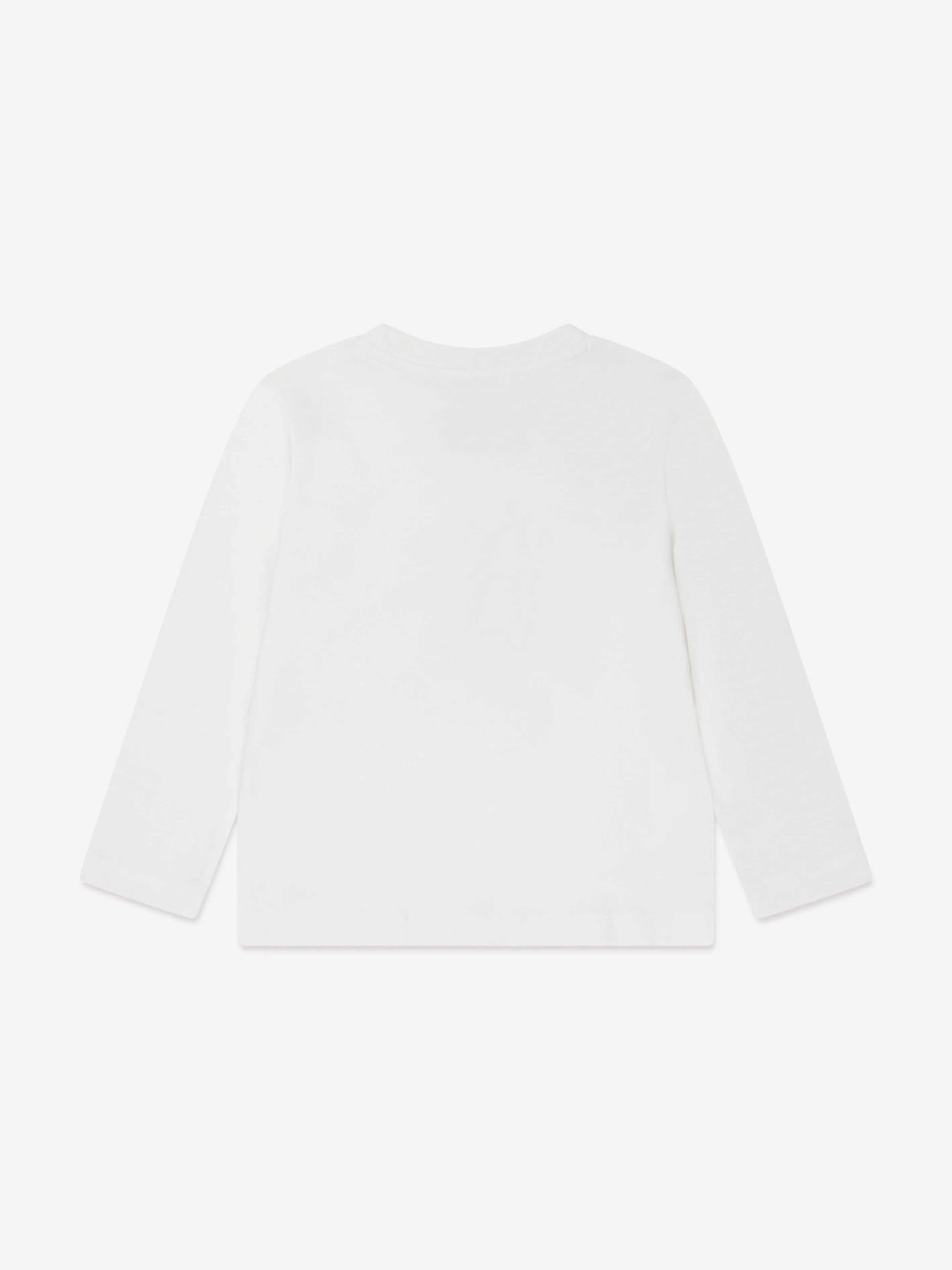 KENZO Girls Long Sleeve T-Shirt in Ivory