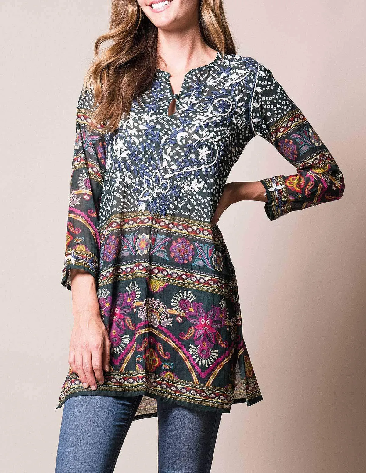 Kiara Tunic - Deep Forest