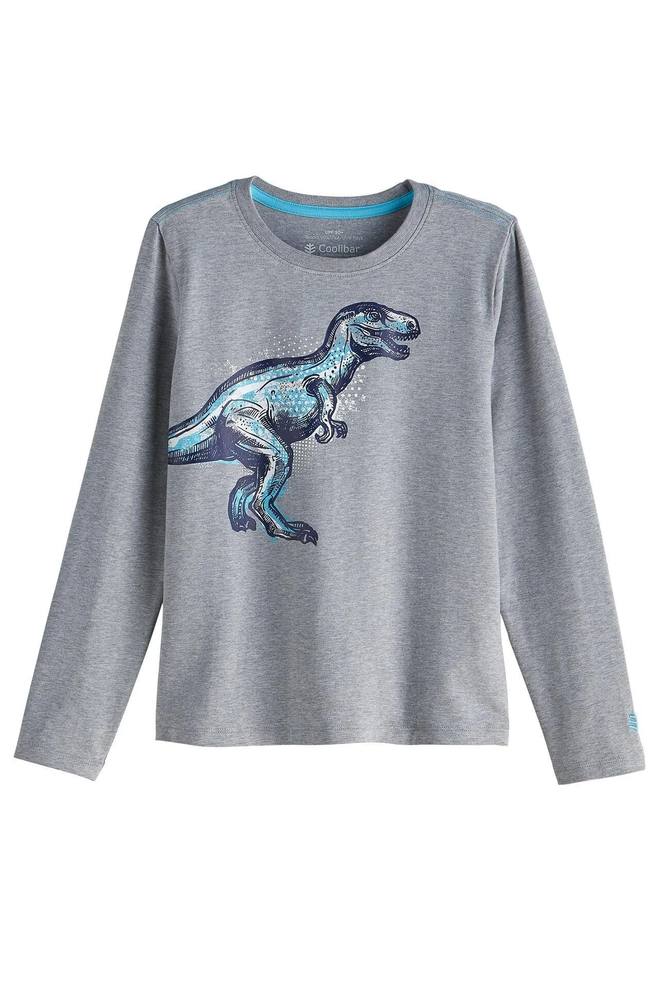 Kid's Coco Plum Everyday Long Sleeve Graphic T-Shirt | Grey