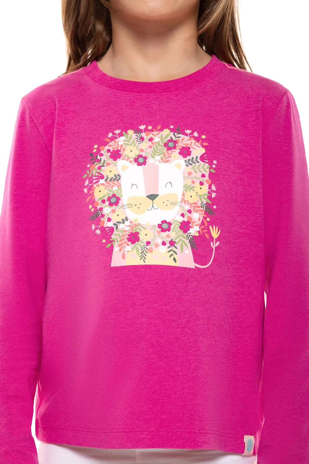 Kid's Coco Plum Everyday Long Sleeve Graphic T-Shirt  |  Magnolia Pink