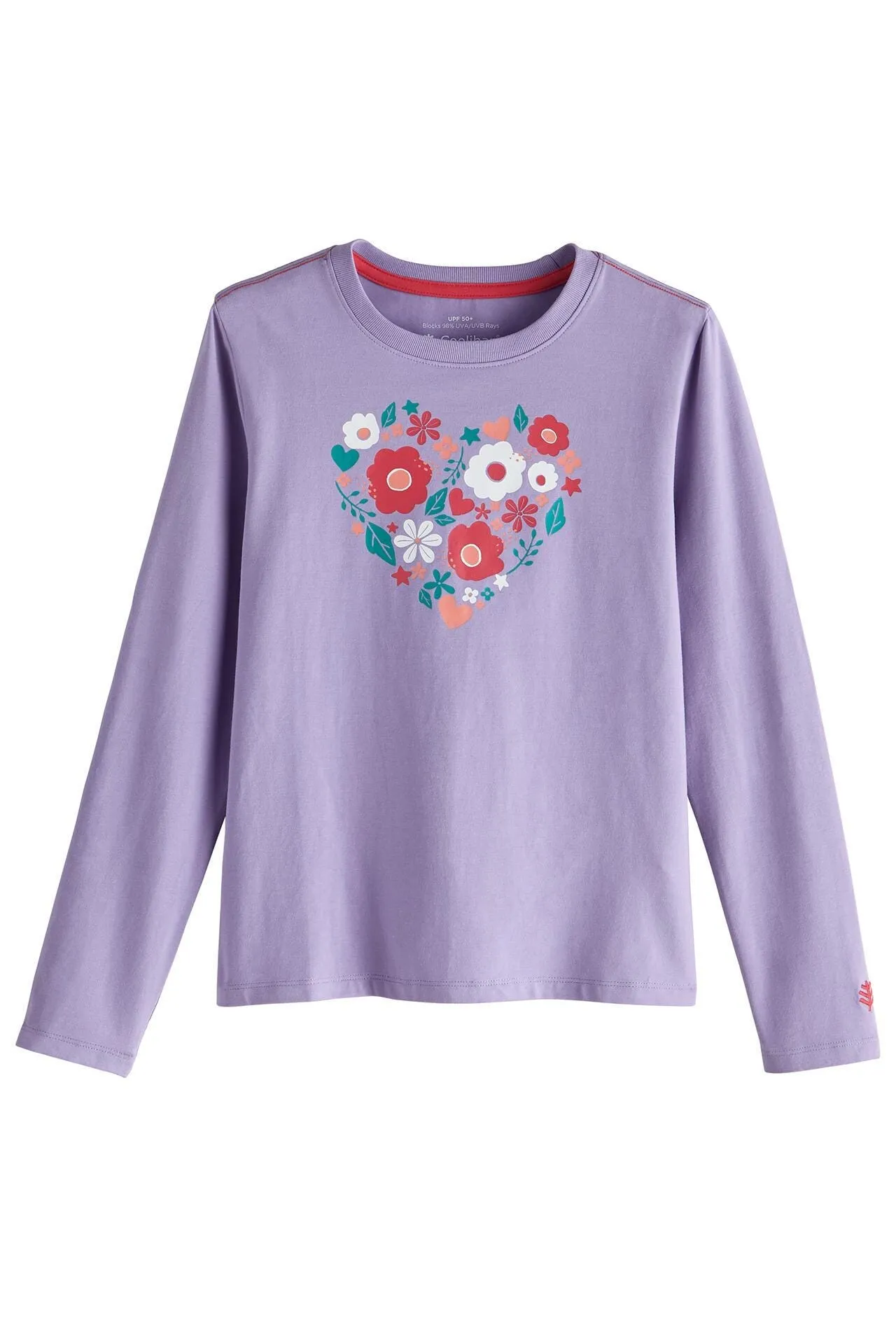 Kid's Coco Plum Everyday Long Sleeve Graphic T-Shirt  |  Soph Lilac