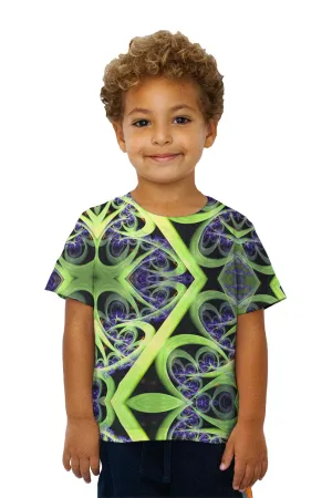 Kids Flame Fractal 3D Render Design