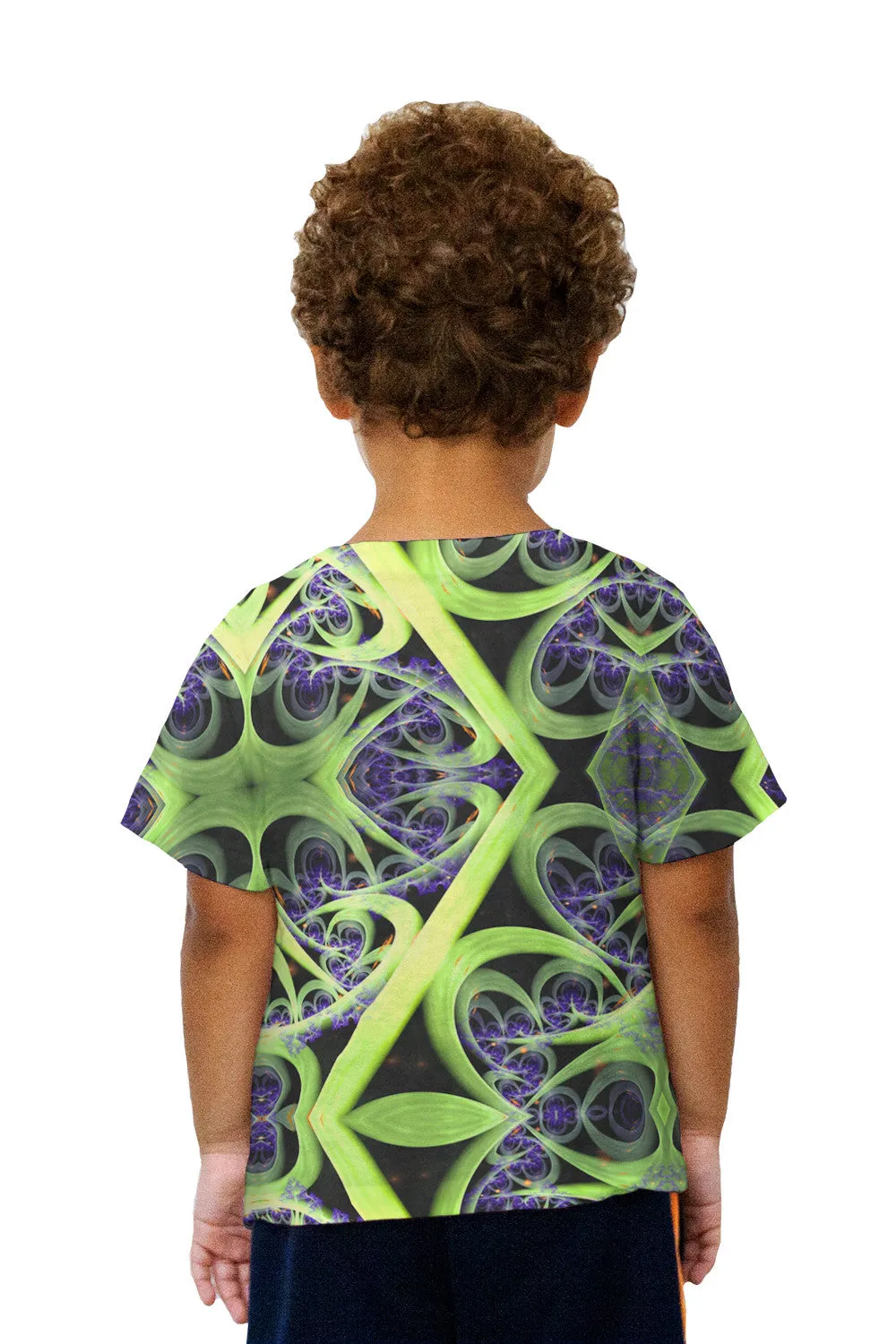 Kids Flame Fractal 3D Render Design