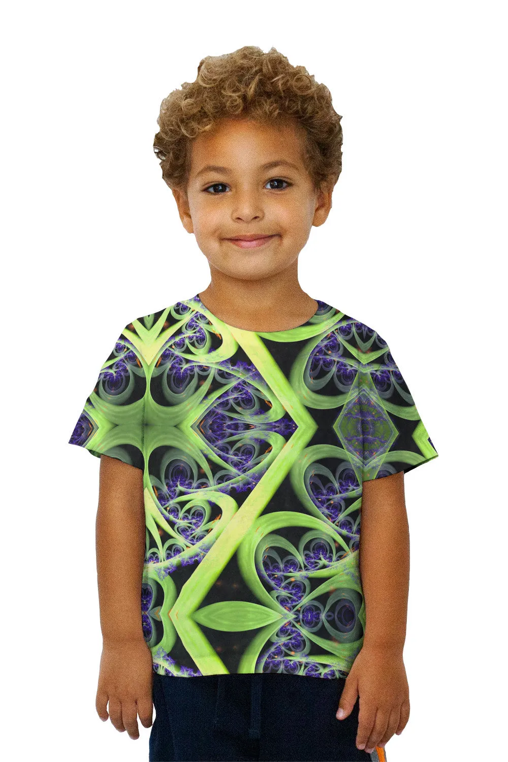 Kids Flame Fractal 3D Render Design