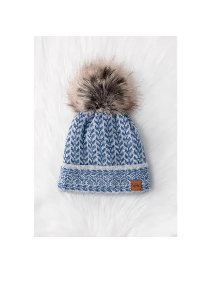 Knit Pom Pom Hat