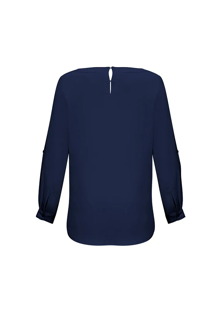 Ladies Madison Boatneck Blouse