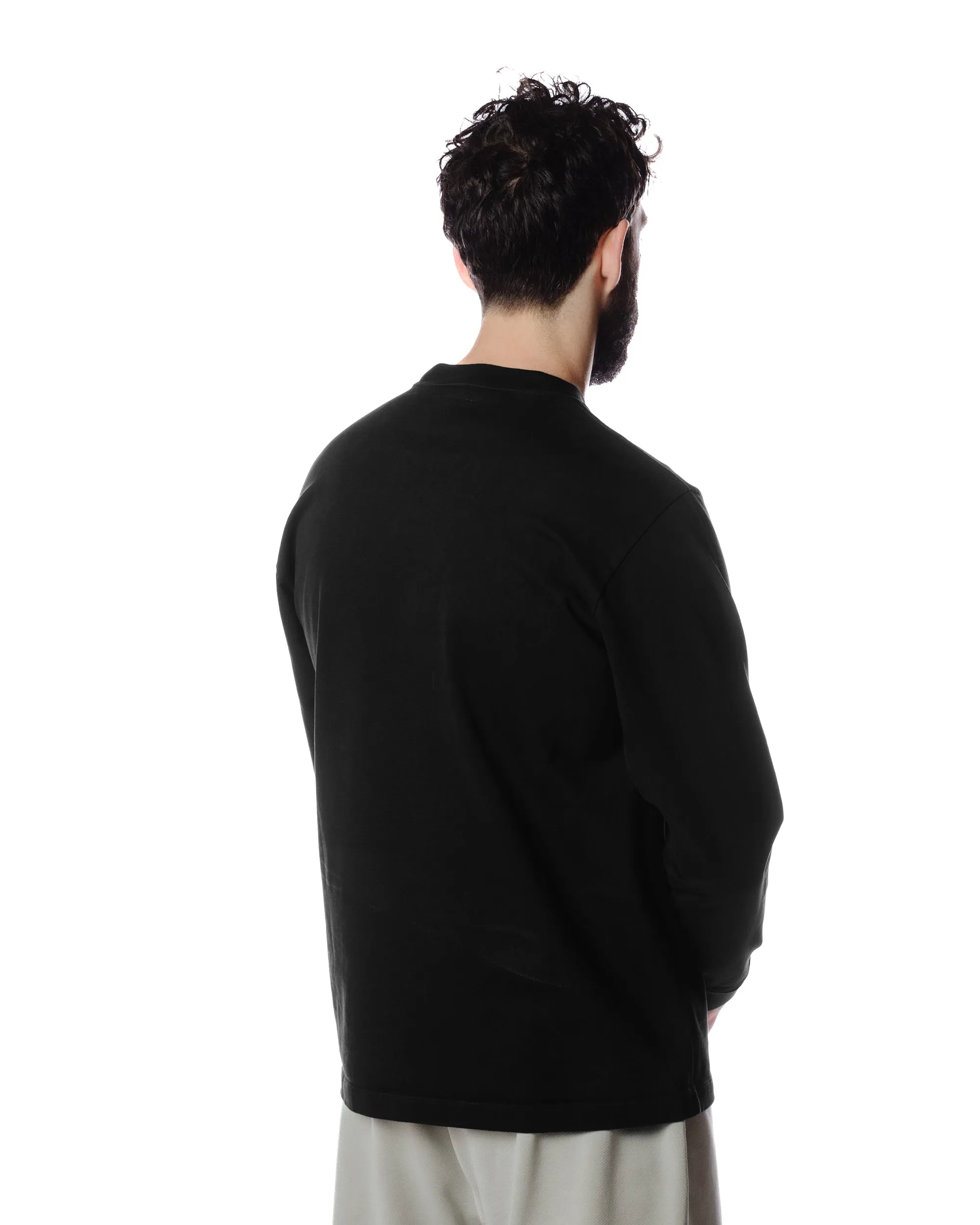 Lady White Co. L/S Rugby T-Shirt Black