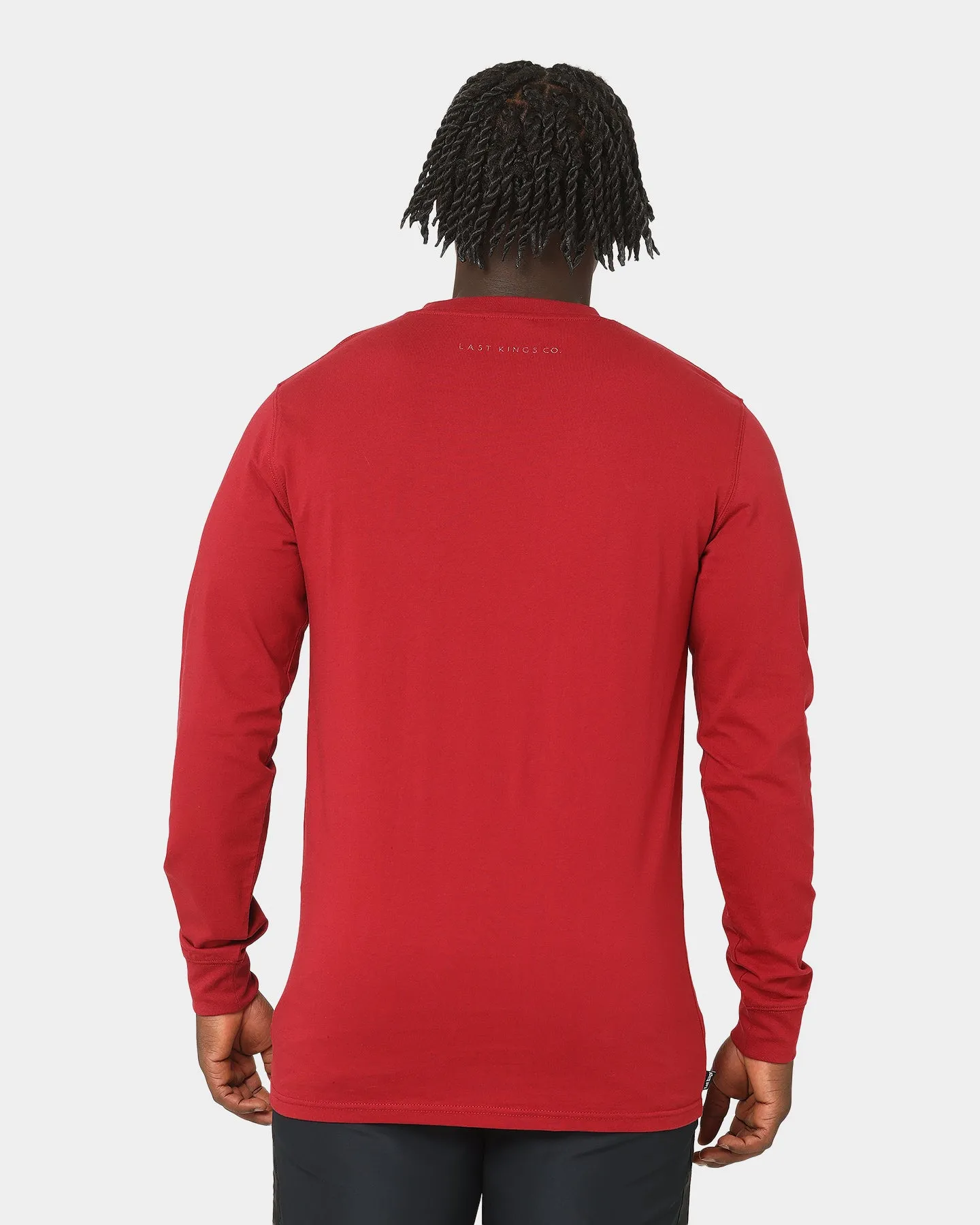 Last Kings Regalia Monogram Long Sleeve T-Shirt Bloodstone