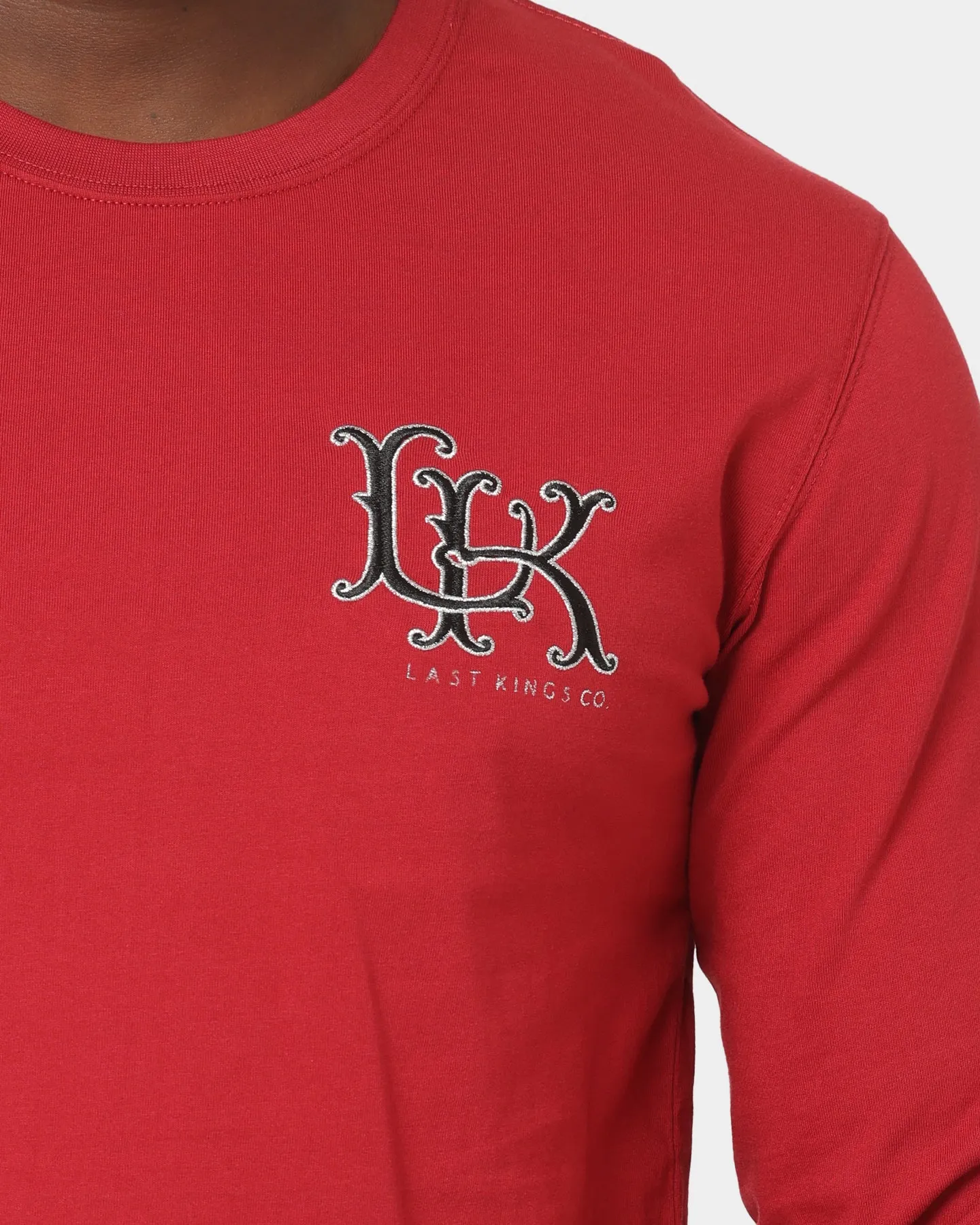 Last Kings Regalia Monogram Long Sleeve T-Shirt Bloodstone