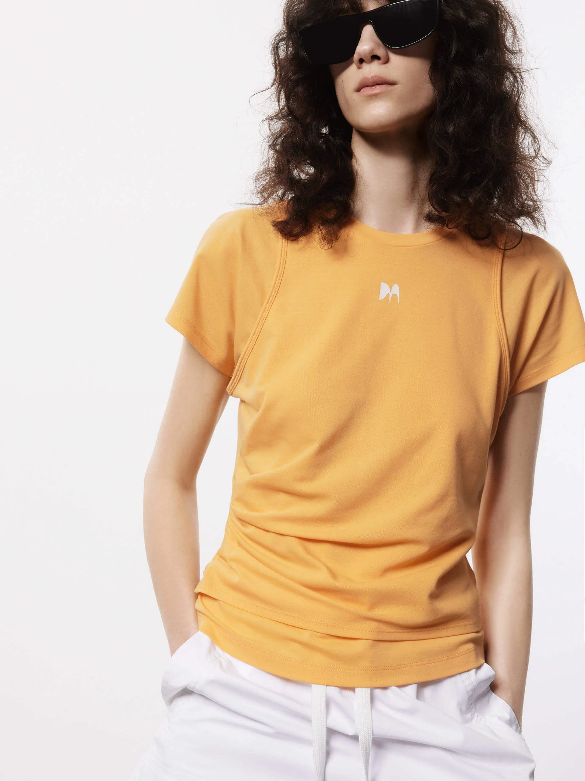 Layered Detail Cotton T-shirt