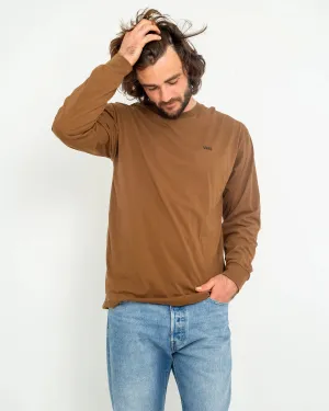 Left Chest Hit T-Shirt in Coffee Liqueur & Black