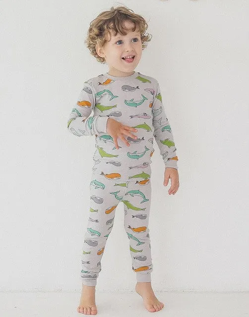 Lets Dolphin Modal Long Sleeve Pajama