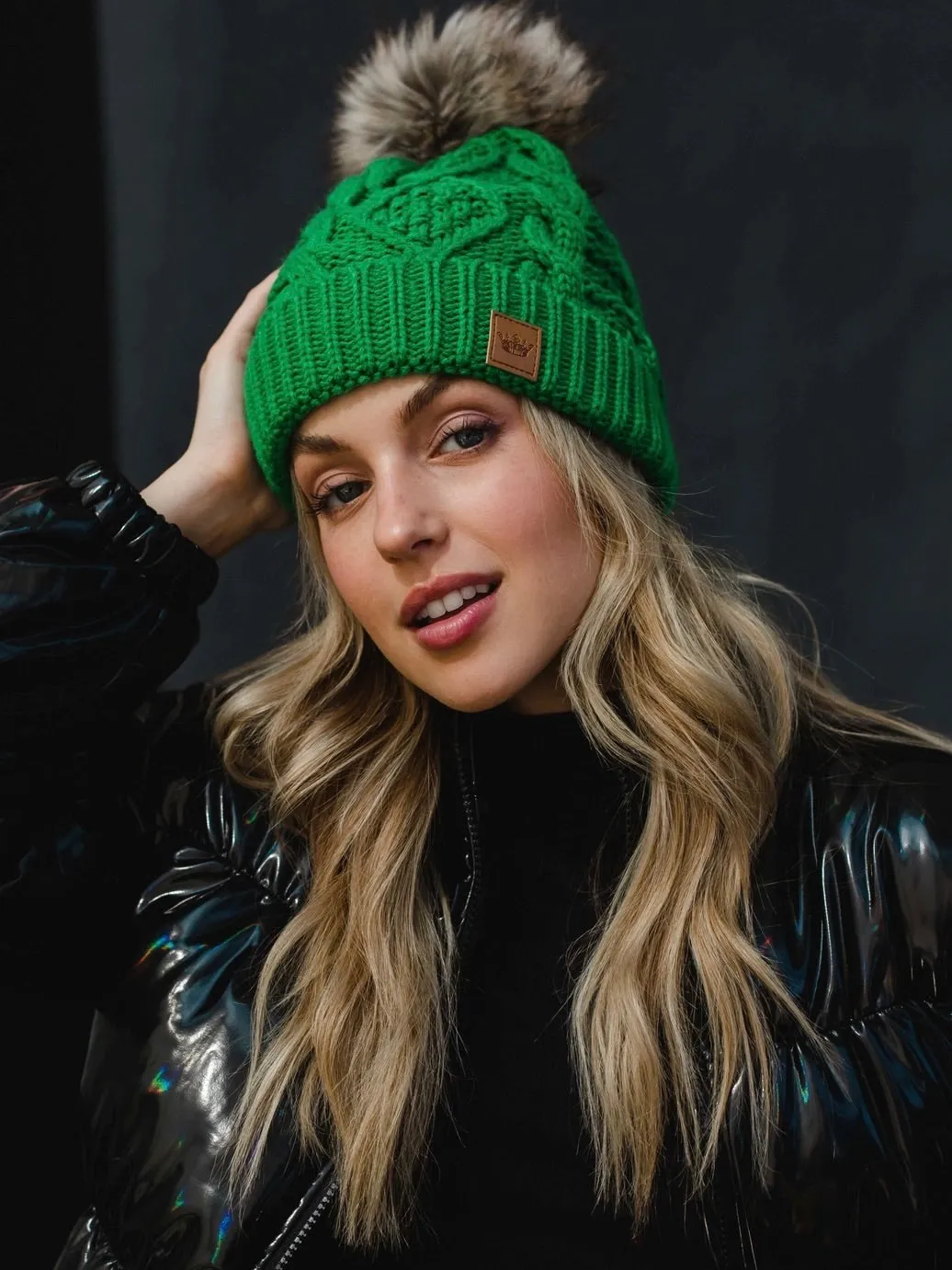 Lined Knit Pom Hat - 19 Colors