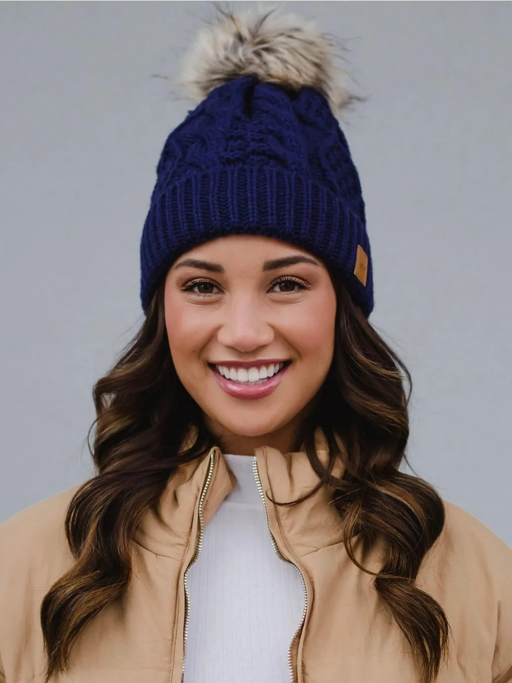 Lined Knit Pom Hat - 19 Colors