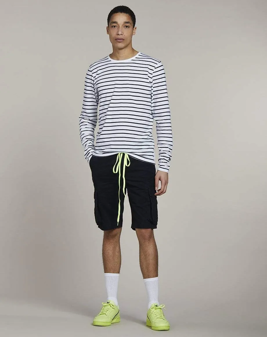 Linn Long Sleeve Mens T-shirt | White
