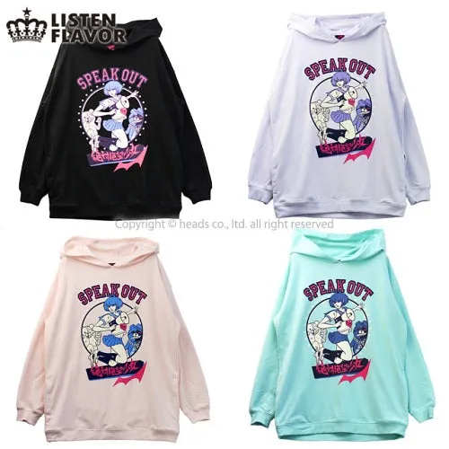 Listen Flavor & Danganronpa Komaru Naegi hoodie ~ ONLY 1 LEFT IN STOCK!