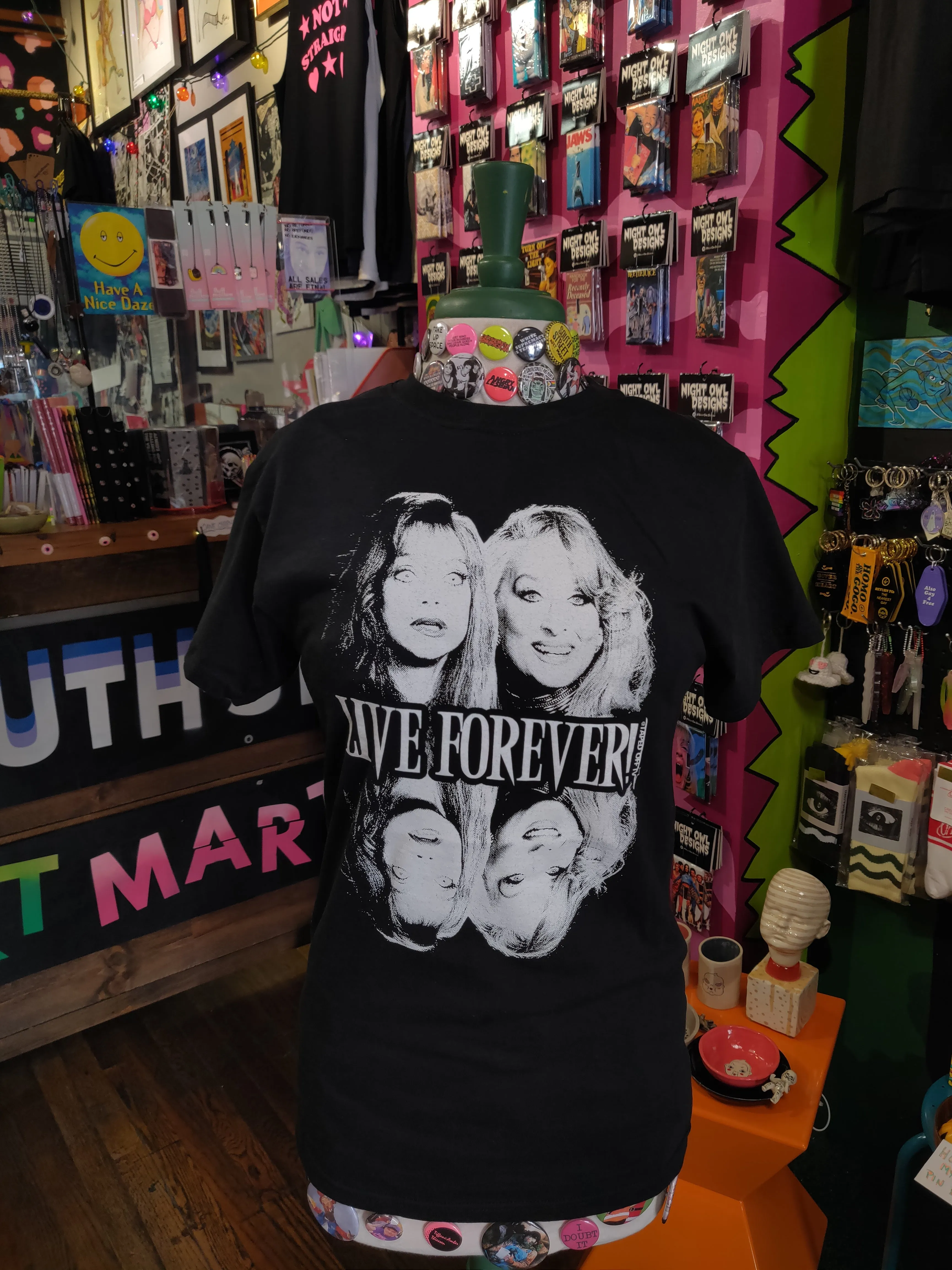 Live Forever! T-SHIRT by Taped Off TV