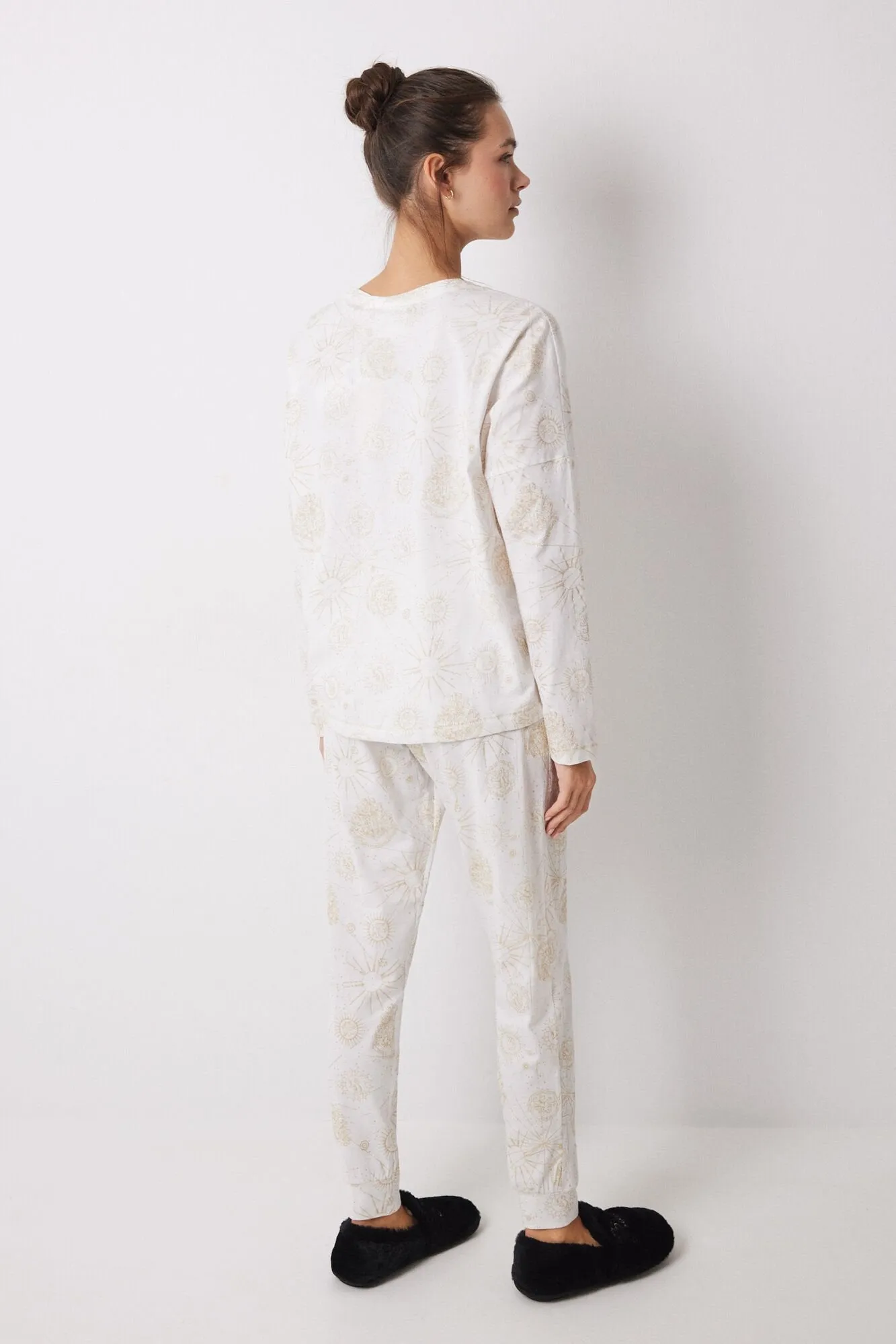 Long Harry Potter pyjamas in 100% cotton - Ivory