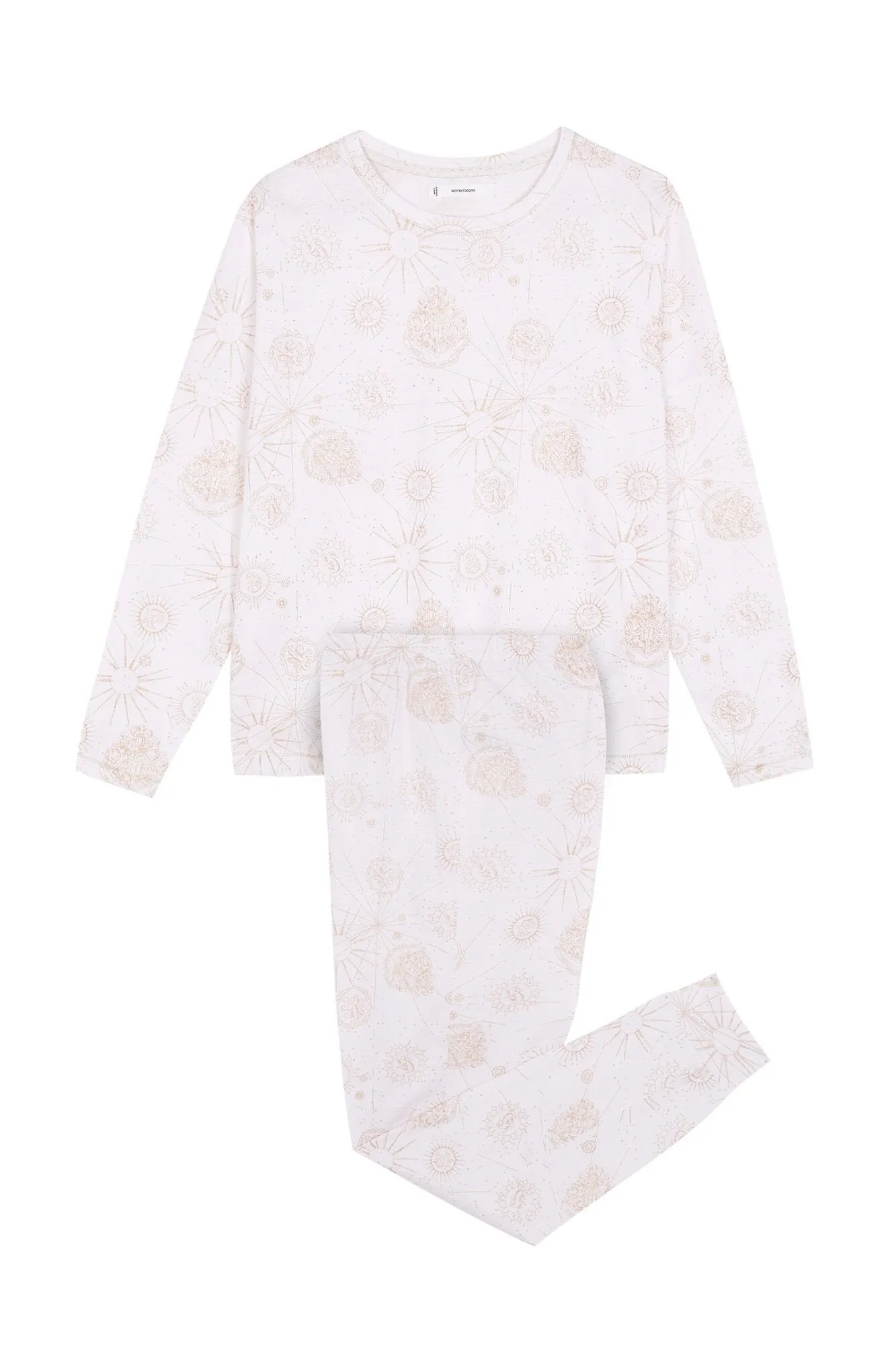 Long Harry Potter pyjamas in 100% cotton - Ivory