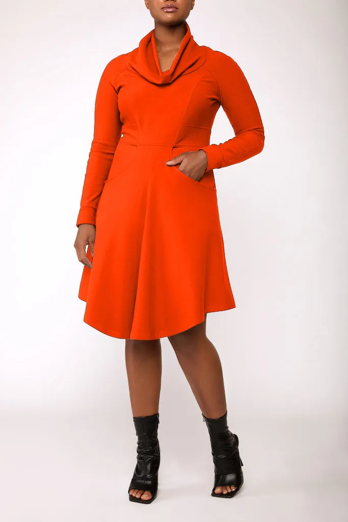Long Sleeve Relaxed Signature Dress