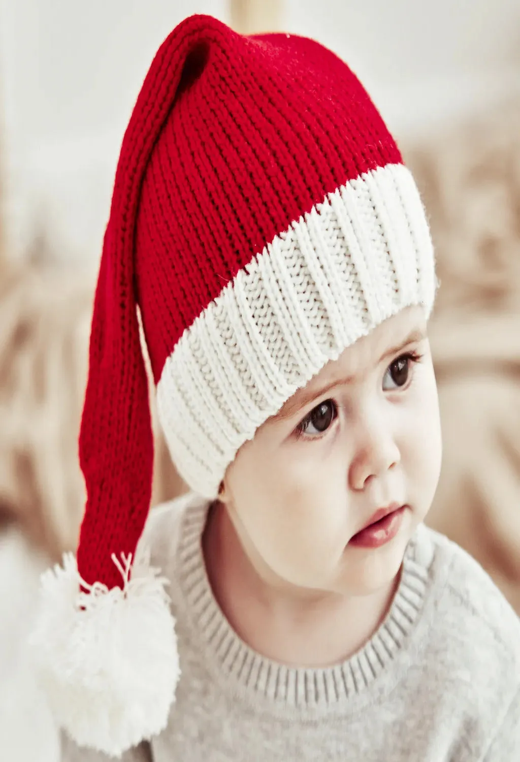 Mama & Me Knit Christmas Hat