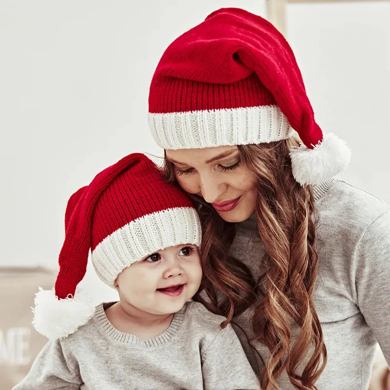 Mama & Me Knit Christmas Hat